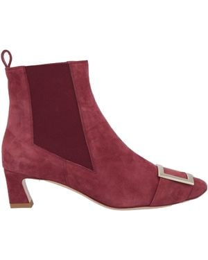 Roger Vivier Ankle Boots - Red