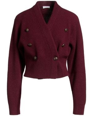 Brunello Cucinelli Cardigan Cashmere - Red