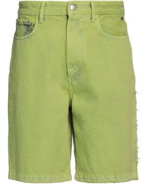 Gcds Denim Shorts - Green