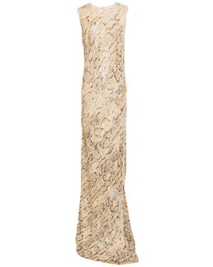 Dries Van Noten Maxi Dress Viscose - White