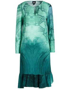 Just Cavalli Mini Dress Polyester - Green