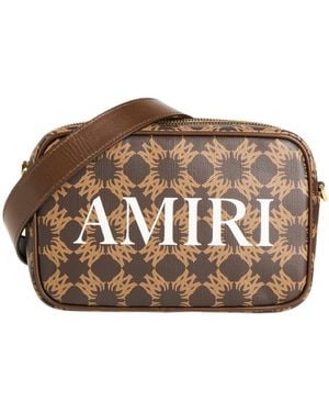 Amiri Cross-Body Bag Cotton, Linen, Polyurethane - Brown