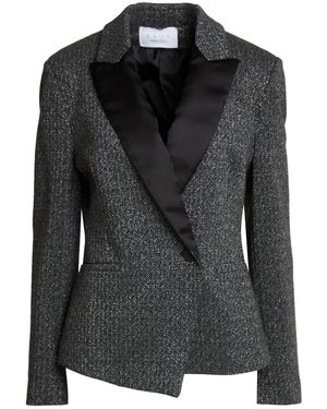 Kaos Charcoal Blazer Polyester, Cotton, Metallic Polyester, Polyamide, Elastane - Black
