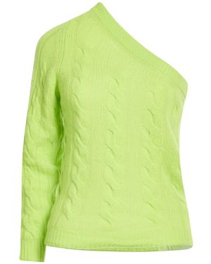 SOLOTRE Lime Sweater Wool, Cashmere - Green