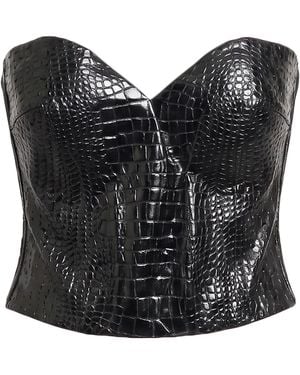 La Petite Robe Di Chiara Boni Top Polyamide, Elastane - Black