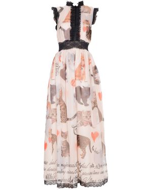 Nora Barth Maxi Dress Polyester - Pink