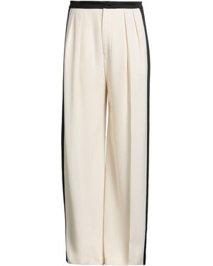 Aspesi Cream Trousers Acetate, Viscose - Natural