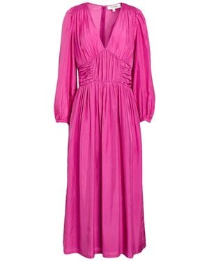 Sea Midi Dresses - Pink