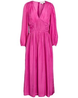 Sea Midi Dresses - Pink