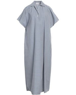 Douuod Slate Maxi Dress Cotton, Nylon, Elastane - Grey