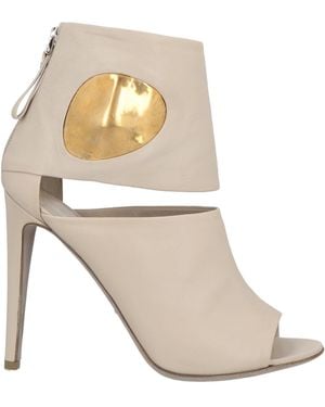 Sergio Rossi Light Ankle Boots Leather - White
