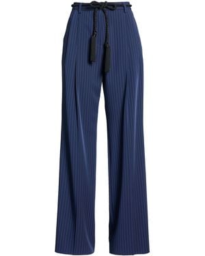 Vivetta Trousers Polyester, Elastane, Viscose - Blue