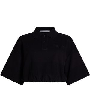 T By Alexander Wang Polo Shirt - Black