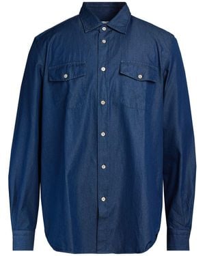 Boglioli Denim Shirt Cotton - Blue
