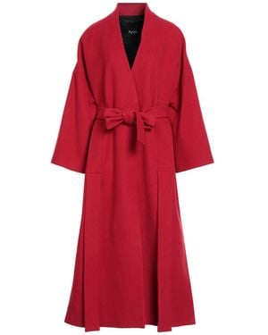 Hevò Coat Virgin Wool, Polyamide - Red