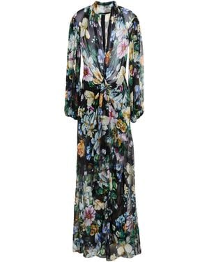 Dolce & Gabbana Maxi Dress Silk - Green