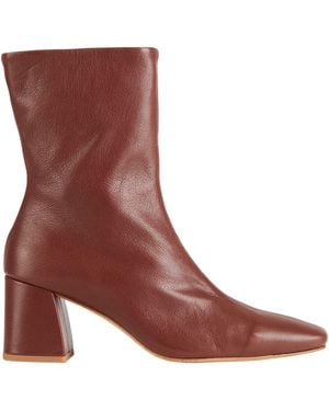 Pedro Garcia Brick Ankle Boots Leather - Brown