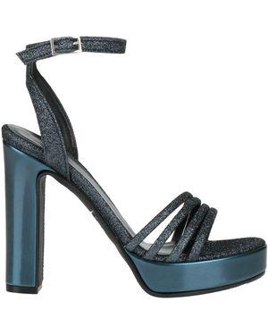 Lorenzo Mari Sandals Textile Fibers - Blue