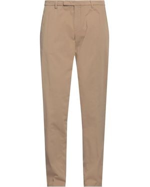 Boglioli Khaki Pants Cotton, Elastane - Natural