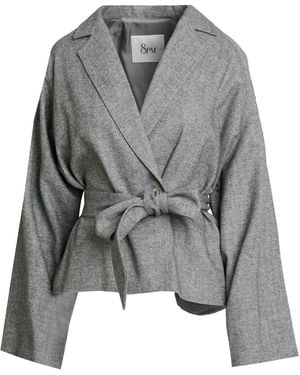 8pm Blazer Polyester, Viscose, Wool - Grey