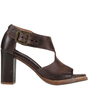 A.s.98 Dark Sandals Leather - Brown