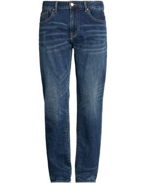ARMANI EXCHANGE Jeans Cotton, Polyester, Elastane - Blue
