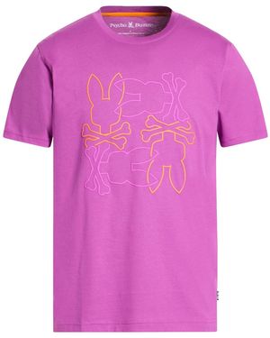 Psycho Bunny T-Shirt Pima Cotton - Pink
