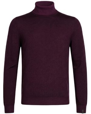 AROVESCIO Rollkragenpullover - Lila