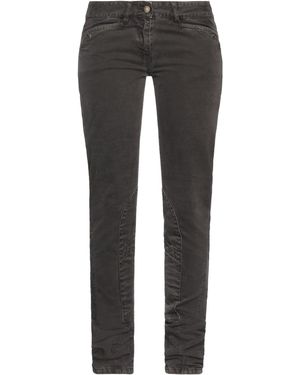 Capalbio Charcoal Pants Cotton - Gray