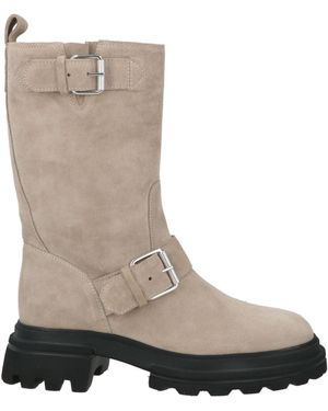 Hogan Ankle Boots Leather - Grey