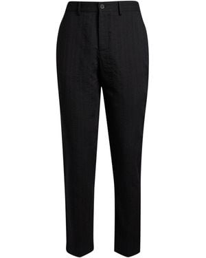 Barena Pants Viscose, Virgin Wool - Black