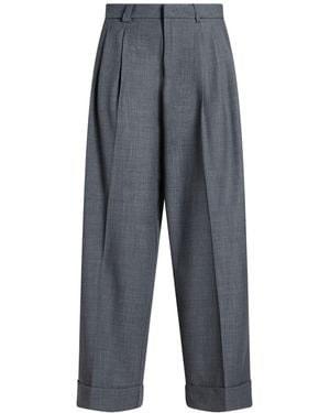 MEIMEIJ Pants Wool, Polyester, Elastane - Gray