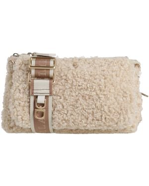 Ballantyne Cream Cross-Body Bag Polyester, Calfskin - Natural