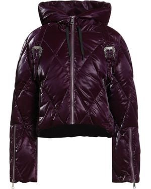 Versace Jeans Couture Doudoune Plumes Ou Synthétique - Violet