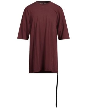 Rick Owens Camiseta - Rojo