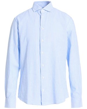 BASTONCINO Light Shirt Linen, Cotton - Blue