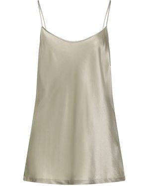 Roberto Collina Top Silk, Elastane - Natural
