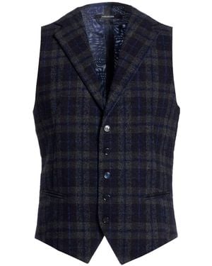 Tagliatore Midnight Tailored Vest Virgin Wool, Polyamide - Blue
