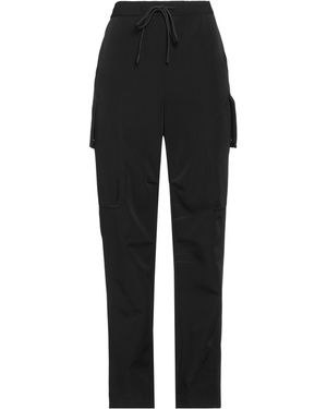 Hevò Pants Polyester, Elastic Fibers - Black