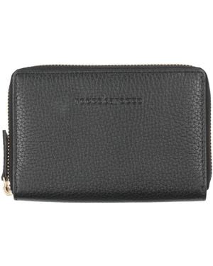 Roccobarocco Wallet Textile Fibers - Black