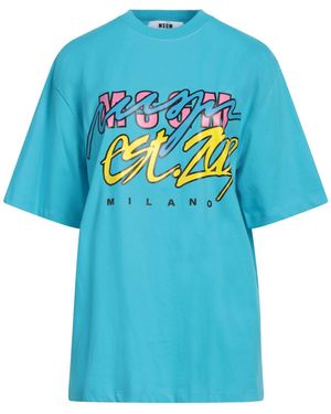 MSGM T-shirts - Blau