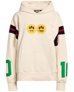 Barrow Ivory Sweatshirt Cotton - Natural