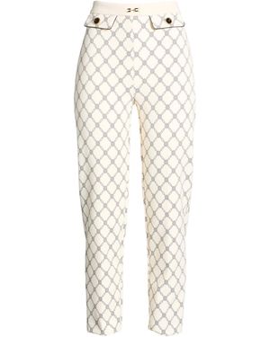 Elisabetta Franchi Pants Polyester, Elastane - White