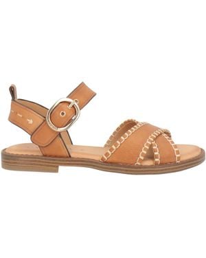 Carmela Sandals Leather - Brown
