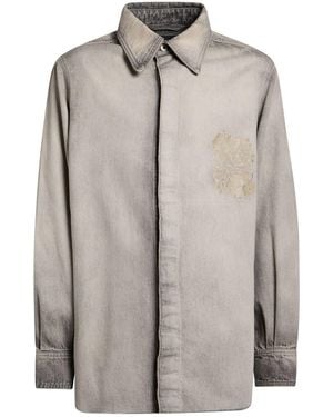 FEDERICO CINA Denim Shirt Cotton - Gray