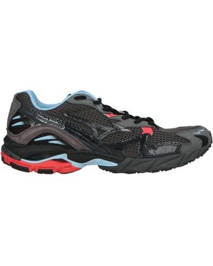 Mizuno Trainers Leather, Textile Fibres - Black