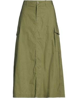 Blauer Midi Skirt - Green