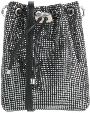 Jimmy Choo Cross-Body Bag Textile Fibres - Black