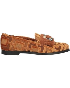 Nila & Nila Loafers Textile Fibres - Brown