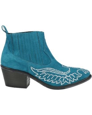JE T'AIME Stiefelette - Blau